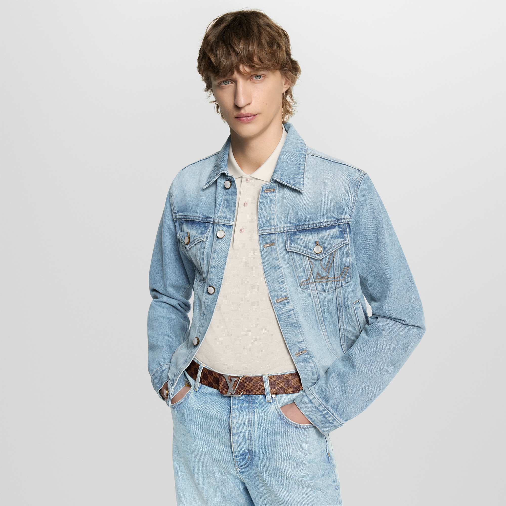 LV} - LVDamier Graphite - LV男士配饰系列 | 路易威登LOUIS VUITTON官网 (产品缩放)