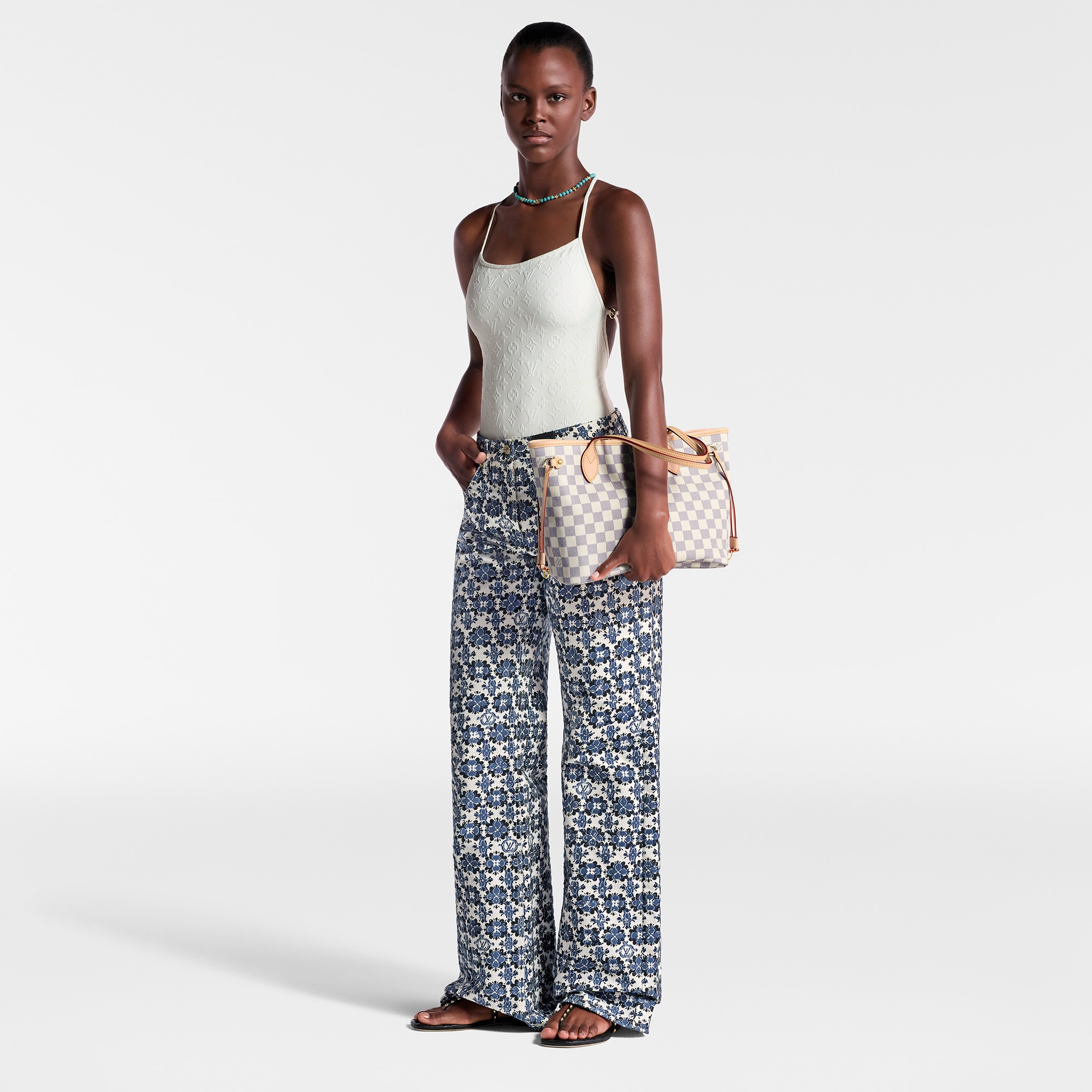 LV} - LVDamier Azur Canvas - LV女士时尚手袋 | 路易威登LOUIS VUITTON官网 (产品缩放)